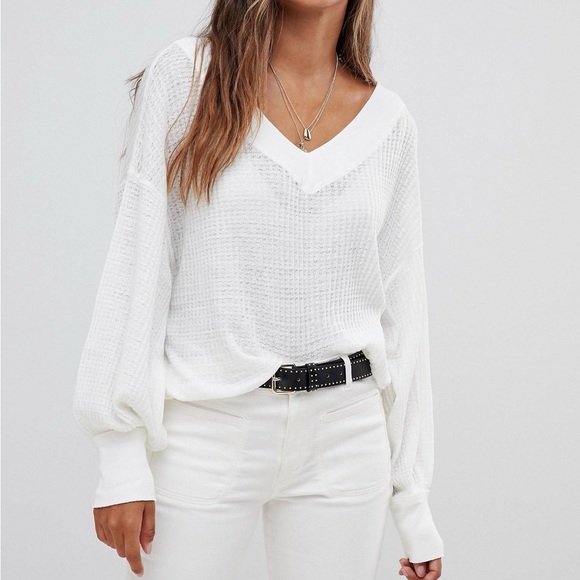 Free People Tops - We The Free Free People South Side thermal top